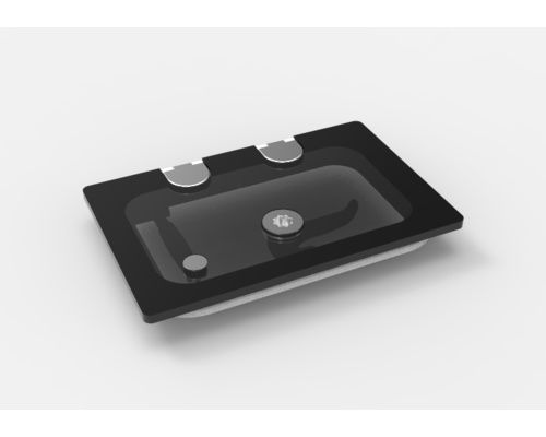 GOIOT Panneau Opal Flush T20 gris satiné 347 x 202mm Goiot