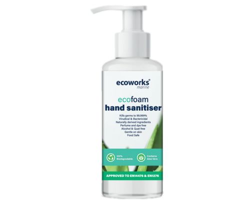 ECOWORKS Mousse désinfectante pour les mains 500ml ECOWORKS Marine ECOWORKS Mousse désinfectante pour les mains 500ml ECOWORKS Marine