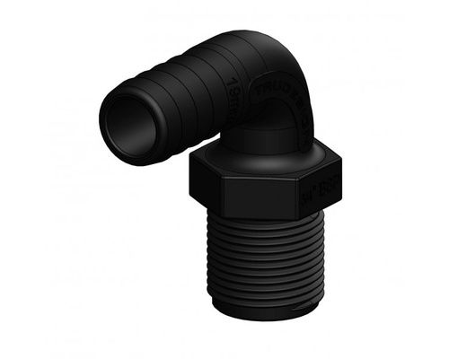 TRUDESIGN coude 90° cannelé - filetage mâle 50mm - 2'' bsp TRU DESIGN TRUDESIGN coude 90° cannelé - filetage mâle 50mm - 2'' bsp TRU DESIGN