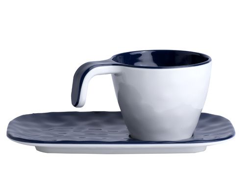 MARINE BUSINESS Tasses à café SUMMER blanches/bleues (x6) Marine Business MARINE BUSINESS Tasses à café SUMMER blanches/bleues (x6) Marine Business