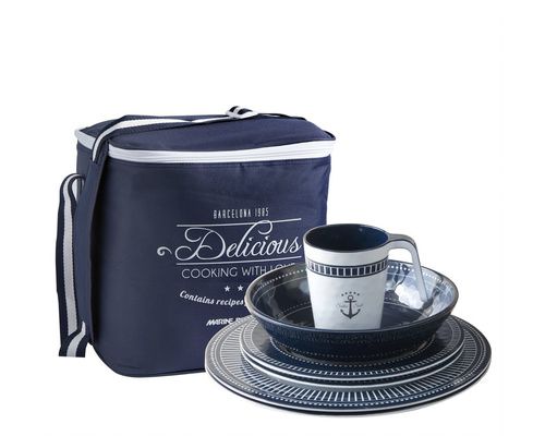 MARINE BUSINESS Pack vaisselle SAILOR SOUL 24 pièces Marine Business MARINE BUSINESS Pack vaisselle SAILOR SOUL 24 pièces Marine Business