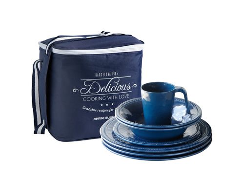MARINE BUSINESS HARMONY Pack vaisselle blue 16 pcs Marine Business