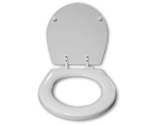 JABSCO Abattant cuvette standard bois avec charnières Jabsco