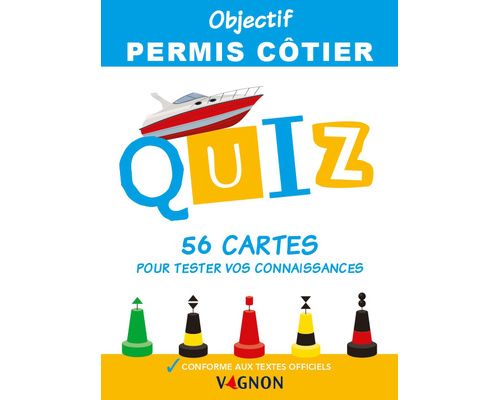 VAGNON Jeu de carte permis plaisance option cotière Vagnon VAGNON Jeu de carte permis plaisance option cotière Vagnon
