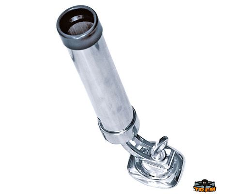 TREM Porte canne inox sur platine Trem TREM Porte canne inox sur platine Trem