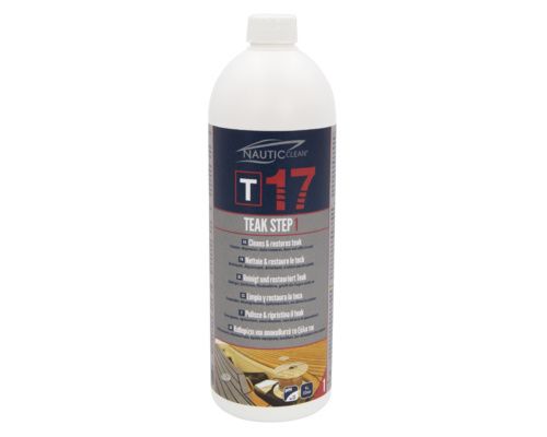 NAUTIC CLEAN 17 Nettoyant teck Step 1 - flacon 1 L Nautic Clean NAUTIC CLEAN 17 Nettoyant teck Step 1 - flacon 1 L Nautic Clean