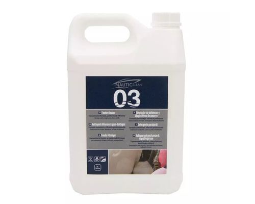 NAUTIC CLEAN 03 Nettoyant défenses & pare-battages 5 L Nautic Clean NAUTIC CLEAN 03 Nettoyant défenses & pare-battages 5 L Nautic Clean