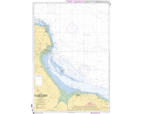 SHOM 7422 Carte à plat Pte Barfleur à Pte La Percée Il Shom SHOM 7422 Carte à plat Pte Barfleur à Pte La Percée Il Shom