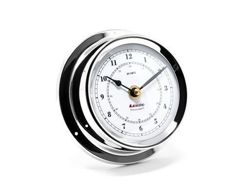 FISCHER Horloge laiton chromé ø 110 mm Bigship Fischer