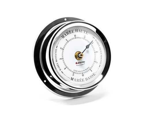 FISCHER Horloge a marée laiton chromé ø 110 mm Bigship Fischer