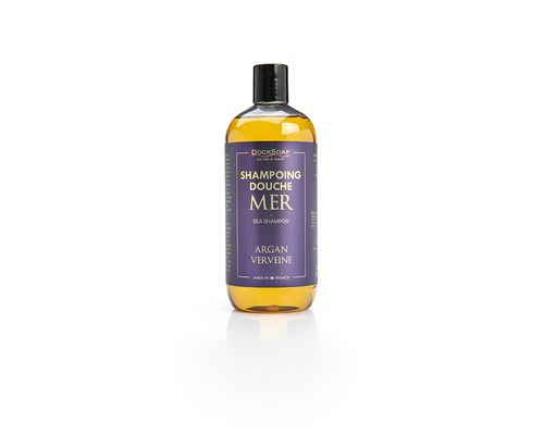 DOCKSOAP Shampoing douche mer Argan-Verveine (flacon 500ML) DOCKSOAP DOCKSOAP Shampoing douche mer Argan-Verveine (flacon 500ML) DOCKSOAP