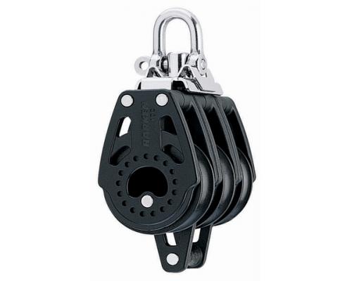 HARKEN Poulie triple manille et ringot Carbo Ø réa 57mm Ø co Harken HARKEN Poulie triple manille et ringot Carbo Ø réa 57mm Ø co Harken