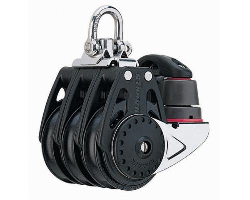 HARKEN Poulie triple manille Carbo réa 57mm cord 10mm taquet Harken HARKEN Poulie triple manille Carbo réa 57mm cord 10mm taquet Harken