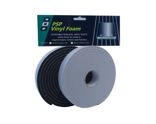 PSP Joint mousse vinyl 25mm x 6mm/ 3 m Noir PSP PSP Joint mousse vinyl 25mm x 6mm/ 3 m Noir PSP