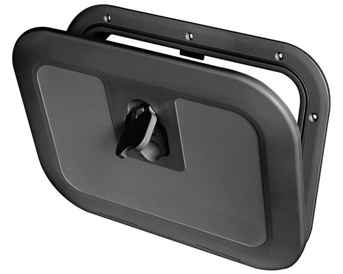 OSCULATI Trappe d'inspection à ras noir 380 x 280 mm