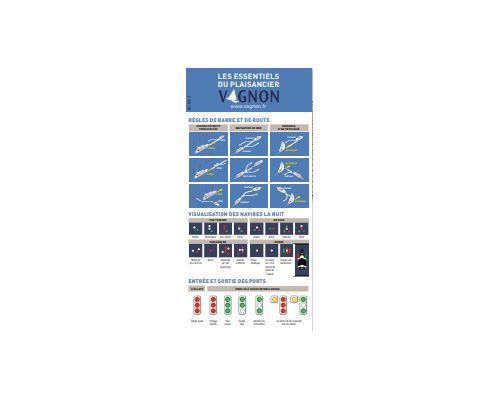 VAGNON Lot de 50 depliants Les Essentiels du plaisancier Vagnon