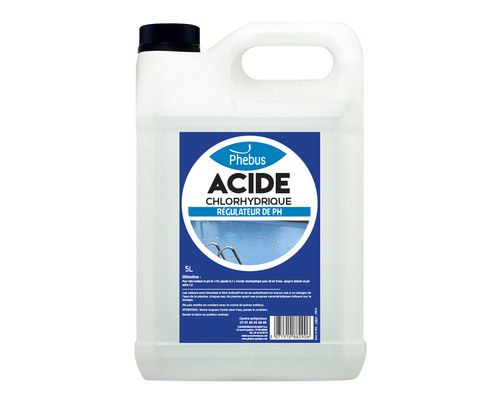 PHEBUS Acide chlorhydrique - 5 litres PHEBUS PHEBUS Acide chlorhydrique - 5 litres PHEBUS