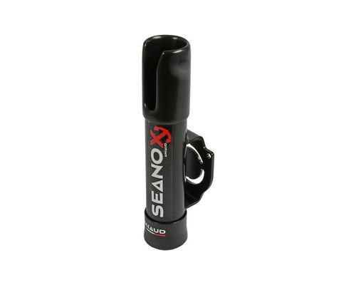 SEANOX Porte canne inox noir et embout noir Amiaud SEANOX Porte canne inox noir et embout noir Amiaud