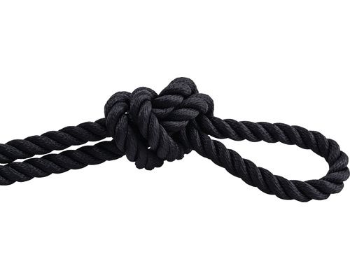 COUSIN Cordage polyester 3T noir diam 10mm COUSIN COUSIN Cordage polyester 3T noir diam 10mm COUSIN