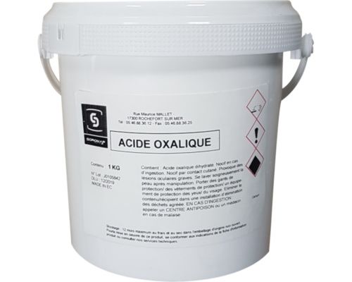 SOROMAP Acide oxalique ou sel d'oseille 1kg Soromap SOROMAP Acide oxalique ou sel d'oseille 1kg Soromap