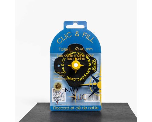 NAVY CLICK RACCORD DE NABLE CLIC & FILL taille L NAVY CLICK NAVY CLICK RACCORD DE NABLE CLIC & FILL taille L NAVY CLICK