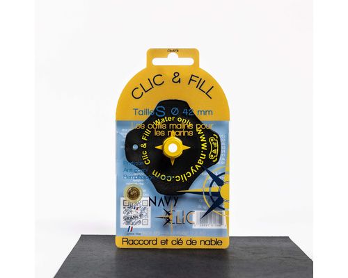 NAVY CLICK RACCORD DE NABLE CLIC & FILL taille S NAVY CLICK NAVY CLICK RACCORD DE NABLE CLIC & FILL taille S NAVY CLICK