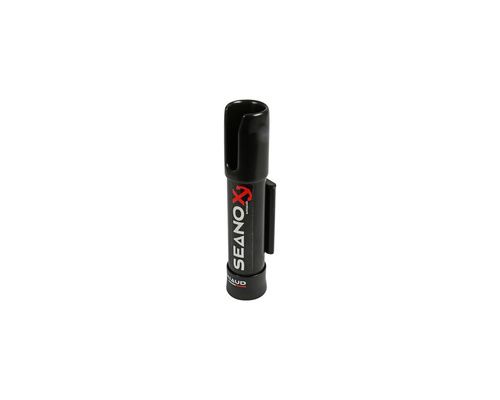 SEANOX porte canne inox embout noir sur glissière SEANOX SEANOX porte canne inox embout noir sur glissière SEANOX