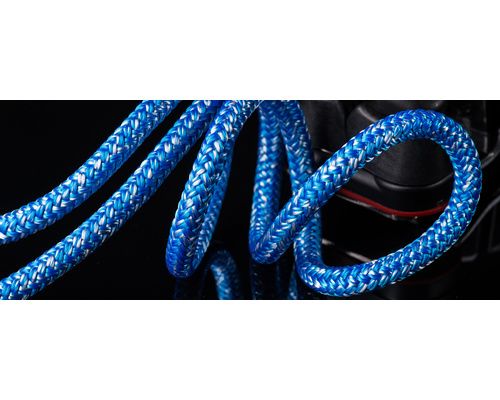 COUSIN  Rafale diam 8 mm - moire bleu / blanc