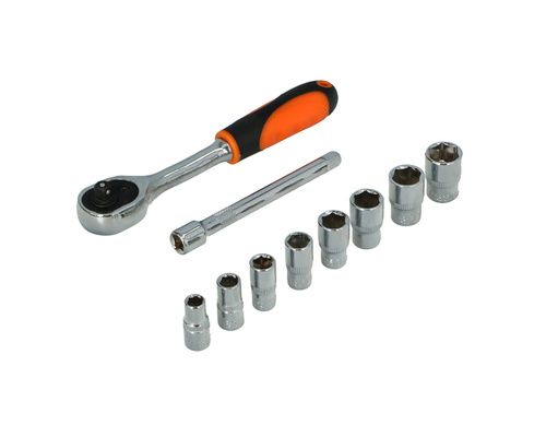 Jeu de clés à douilles 1/4'' - 10 pièces FASTER TOOLS Jeu de clés à douilles 1/4'' - 10 pièces FASTER TOOLS