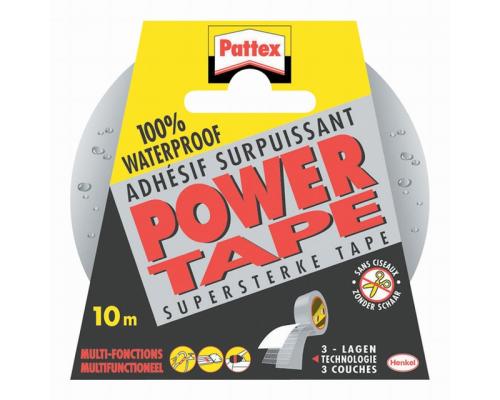 PATTEX Adhésif Power Tape gris 10m Pattex PATTEX Adhésif Power Tape gris 10m Pattex