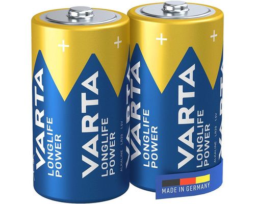 VARTA Pile alcaline LR14 - C Longlife Power - Blister de 2 Varta VARTA Pile alcaline LR14 - C Longlife Power - Blister de 2 Varta
