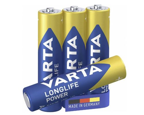 VARTA Pile alcaline LR03 - AAA Longlife Power - Blister de 4 Varta VARTA Pile alcaline LR03 - AAA Longlife Power - Blister de 4 Varta