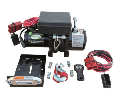 TREUIL ÉLECTRIQUE 12V CAPACITÉ - 3,6 T TRAILER EQUIPEMENT TREUIL ÉLECTRIQUE 12V CAPACITÉ - 3,6 T TRAILER EQUIPEMENT