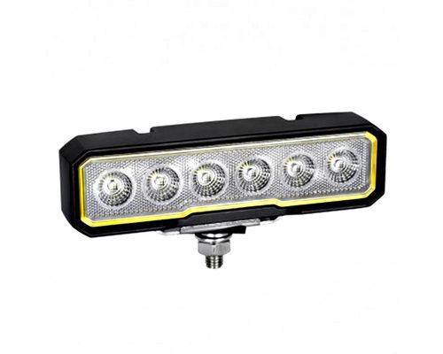 MANTAGUA BREHAT 6 leds Noir 25W 1500lm  40°  12-36VDC -Blanc Mantagua