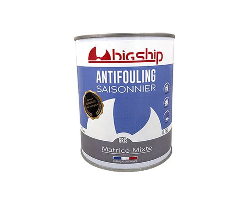 BIGSHIP Antifouling saisonnier matrice mixte Gris 2,5L BigShip BIGSHIP Antifouling saisonnier matrice mixte Gris 2,5L BigShip