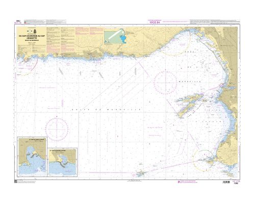 SHOM 7392LSH Carte Pliée Cote Sud De France Golfe Marseille Shom SHOM 7392LSH Carte Pliée Cote Sud De France Golfe Marseille Shom