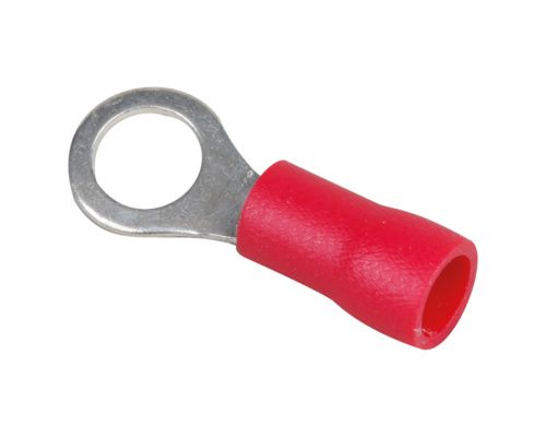 Cosse à oeil - Ø 10 mm - 0.5 à 1.5 mm² - Rouge - par 10 NAVEO Cosse à oeil - Ø 10 mm - 0.5 à 1.5 mm² - Rouge - par 10 NAVEO