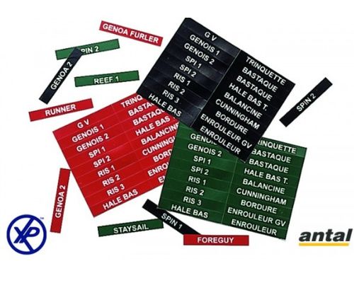 ANTAL JEU DE 69 ETIQUETTES POUR BLOQUEURS - Francais Antal ANTAL JEU DE 69 ETIQUETTES POUR BLOQUEURS - Francais Antal