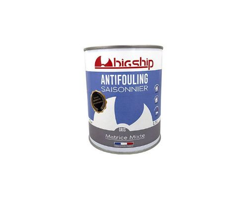 BIGSHIP Antifouling saisonnier matrice mixte Noir 0,75L BigShip BIGSHIP Antifouling saisonnier matrice mixte Noir 0,75L BigShip