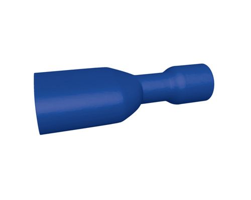 Cosse plate femelle isolée 6.3mm 1.5 à 2.5 mm² Bleu par 10 NAVEO Cosse plate femelle isolée 6.3mm 1.5 à 2.5 mm² Bleu par 10 NAVEO