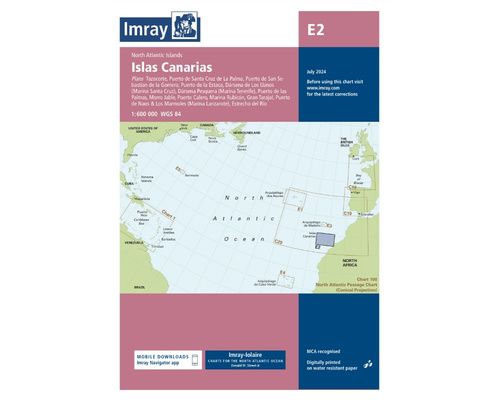 IMRAY carte E2 ISLAS CANARIAS Imray IMRAY carte E2 ISLAS CANARIAS Imray