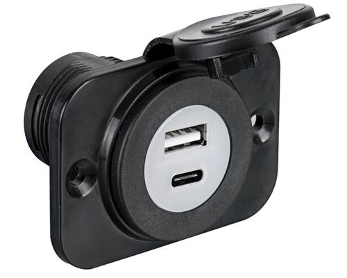 BIGSHIP PORT USB et USB-C 2 ENTRÉES ENCASTRABLE BigShip BIGSHIP PORT USB et USB-C 2 ENTRÉES ENCASTRABLE BigShip