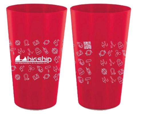 BIGSHIP Eco-cup logoté 30cl BigShip BIGSHIP Eco-cup logoté 30cl BigShip