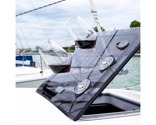 SILWY Verre à vin aimanté en cristal les 2