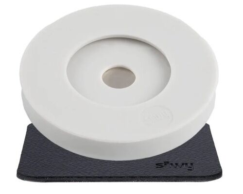 SILWY Adaptateur aimanté pour verres à pied GRIS avec patin SILWY