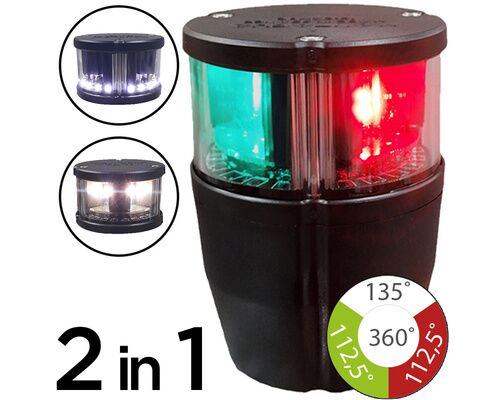 MANTAGUA Feu tête de mat tricolor+mouillage NAVIPRO 2MN <20M --