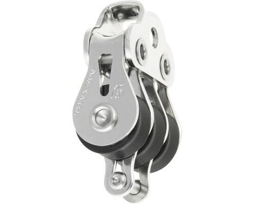 RONSTAN Poulie micro 15mm, triple+ringot