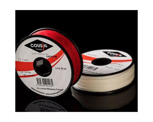 COUSIN Fil à surlier poissé 50m noir