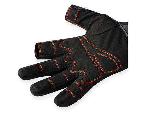 TYPHOON Gants Essentiel Doigts Longs - Adultes- Noir/Solar