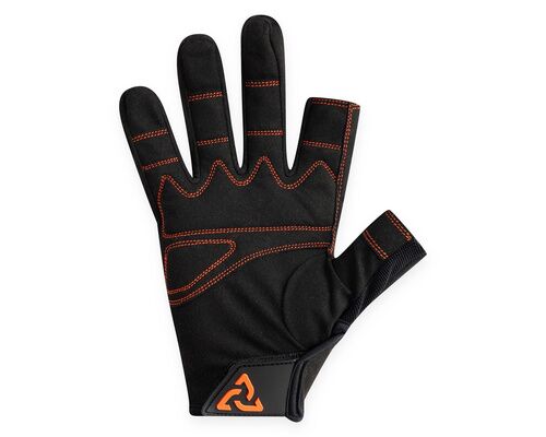 TYPHOON Gants Essentiel Doigts Longs - Adultes- Noir/Solar
